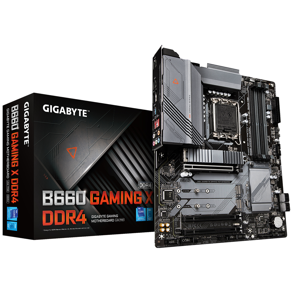 Bekijk afbeelding 1 van Gigabyte 1700 B660 GAMING X DDR4 - 3xM.2/DP/HDMI/ATX
